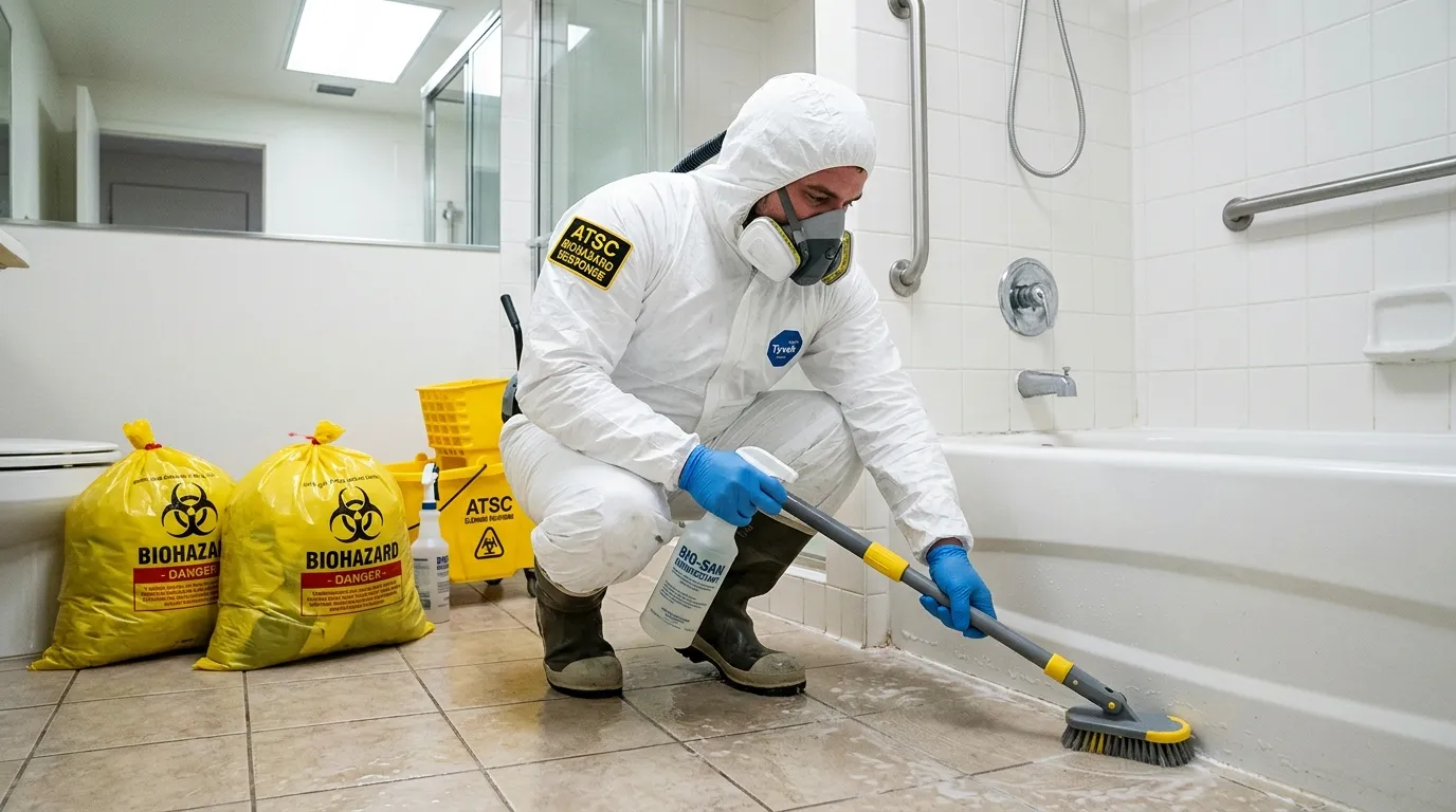 Decontamination equipment deployed for Blood Cleanup in Gretna